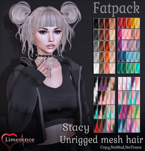 {Limerence} Stacy hair-Fatpack(Mod)