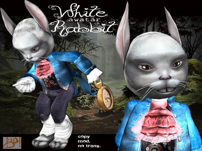 !gO! White Rabbit blue (box)