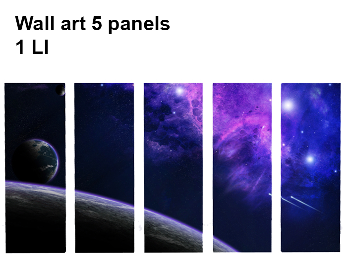 Harmony - Space wall panel art