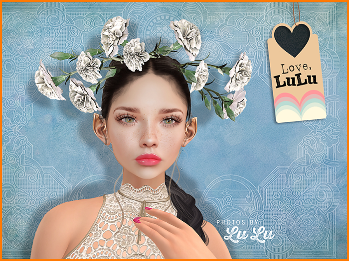 *LODE* Head Accessory - Carnation [oh white]