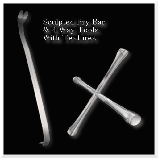Sculpted Tools Pry Bar & 4-Way Tire Iron Kit For Builders And Creators