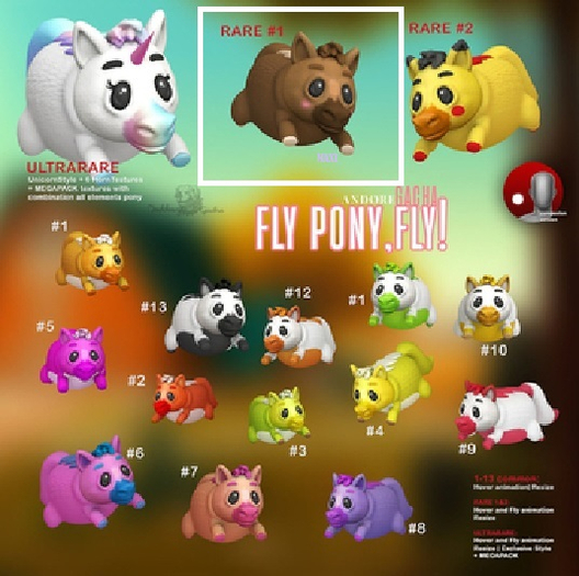 ANDORE - gacha - Fly Pony, Fly #1 RARE