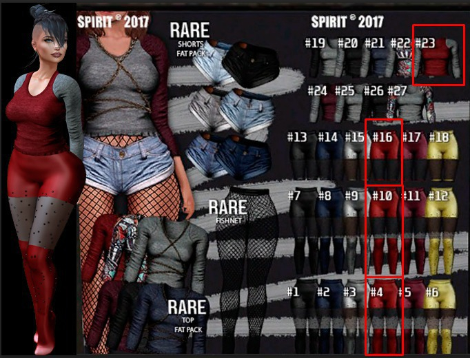 SPIRIT - Akima Full Set Red - [MAITREYA]