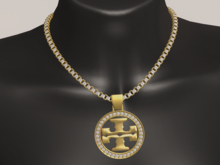 Diamond Flare Neckpiece-GOLD