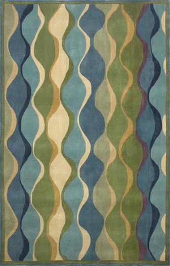 SO California Rug - Ogee Blue