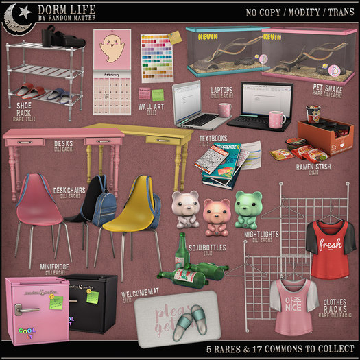 .random.Matter. - Dorm Life - Clothes Rack [Pink] - RARE
