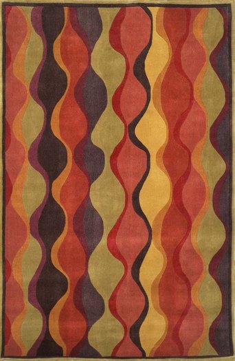 SO California Rug - Ogee Cherry