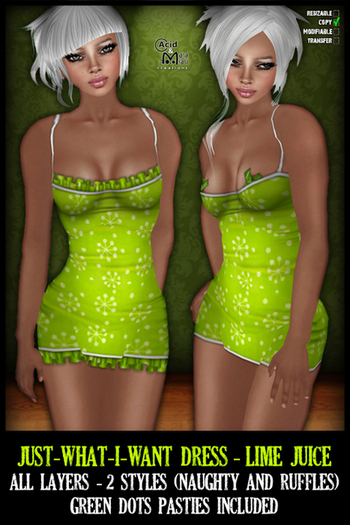 .:A&M:. JWIW Dress - Lime