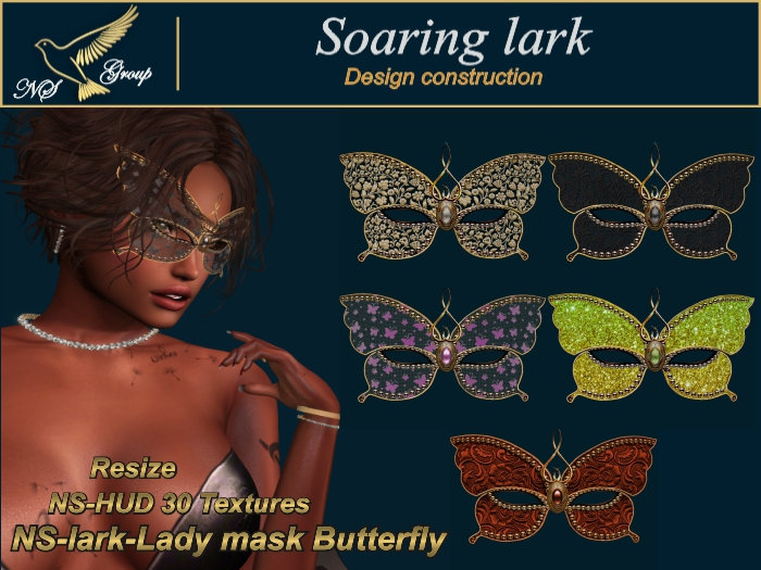 NS lark-Lady mask Butterfly