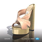 [Gos] Barbarella Mules - Cuban Sand