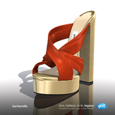 [Gos] Barbarella Mules - Cinnamon