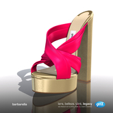 [Gos] Barbarella Mules - Beetroot Purple