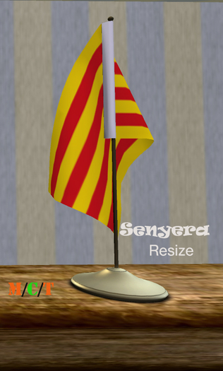 Senyera de taula Resize