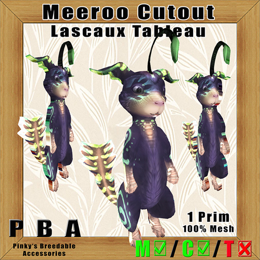 Meeroo Cutout Lascaux Tableau