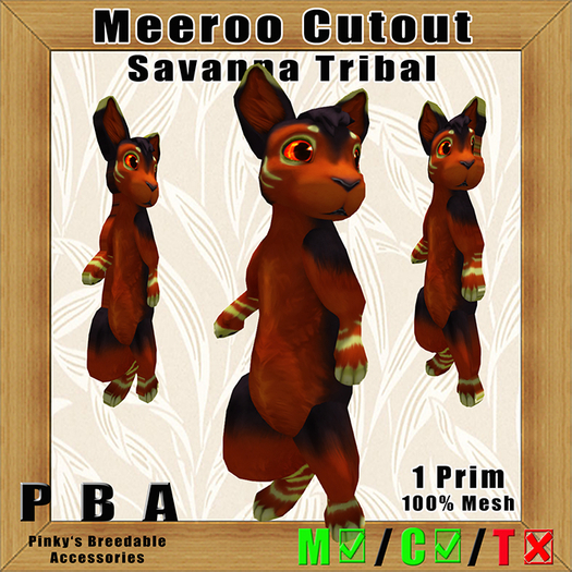 Meeroo Cutout Savanna Tribal