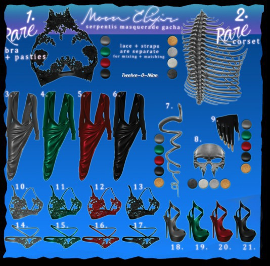 Moon Elixir - Serpentis Masquerade - 2 - Lara - RARE Corset