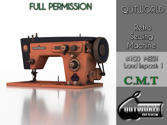 .::QUTWORLD Retro Sewing Machine::.FP
