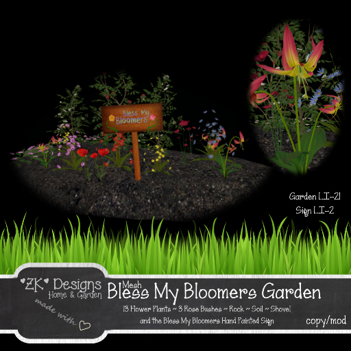 *ZK* Mesh Bless My Bloomers Garden [Egg]