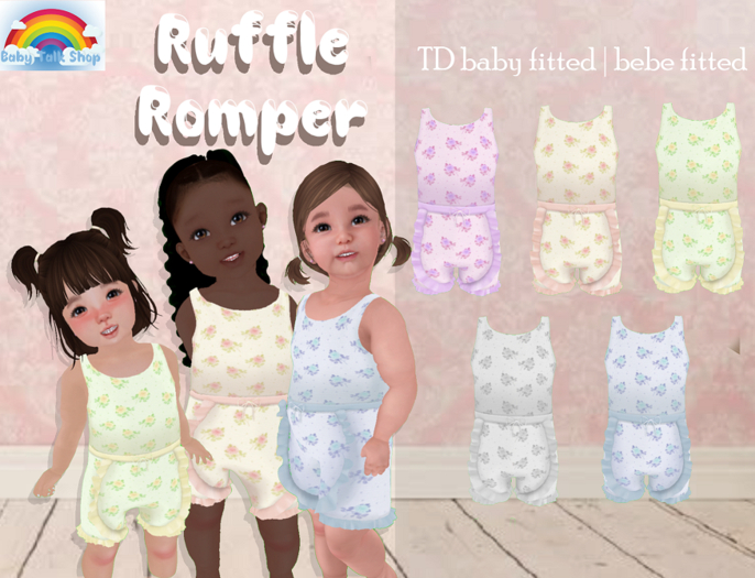 bt shop ~ Ruffle Romper purple {add}