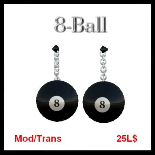 8-Ball Earrings