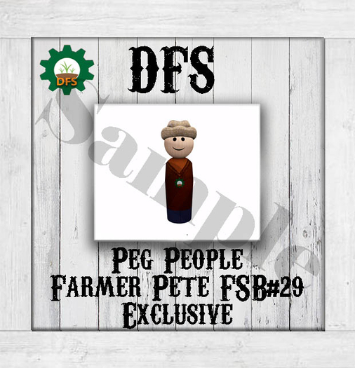 THF WHITE DFS Peg People - Farmer Pete FSB#29 Exclusive