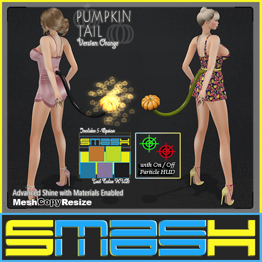 SMASH - Pumpkin Tail SET (Set of 2)