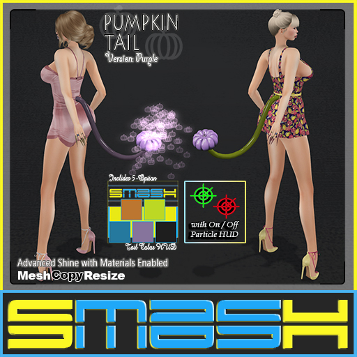 SMASH - Pumpkin Tail (Purple) BAG