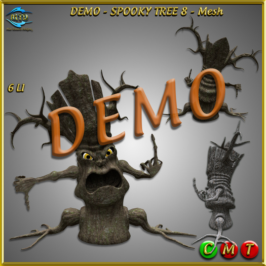 DEMO - SPOOKY TREE - 8 - MESH
