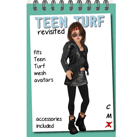 Teen Turf Biker Babe