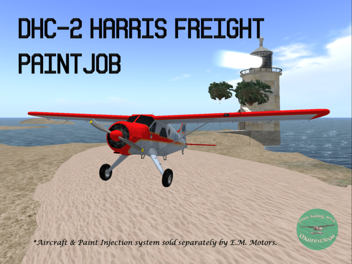 EM DHC2 Harris Freight Paintjob [Aircraft NOT Included]