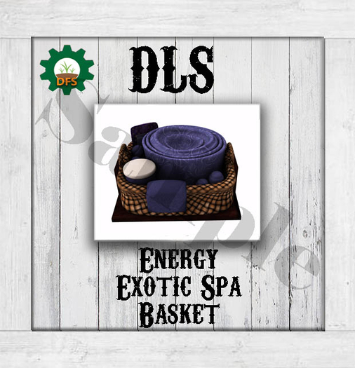 THF WHITE DLS Energy - Exotic Spa Basket