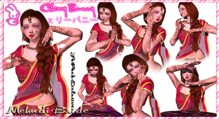 Cherry Bunny~ Mehndi Bride Poses  -Unpack