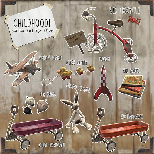 .::THOR::.. Childhood! Full Set inc RARE