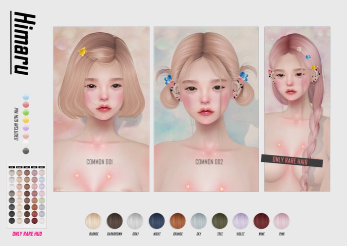 VCO HAIR - Himaru . Only RARE