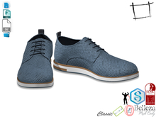 Dae Obj FBX Blu Lace-Up Leather Mens Shoes Slink Male, Belleza Jake, Signature Gianni, Ocacin Gamit