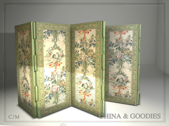 Folding Screen "Lasalle vert" - C&G-