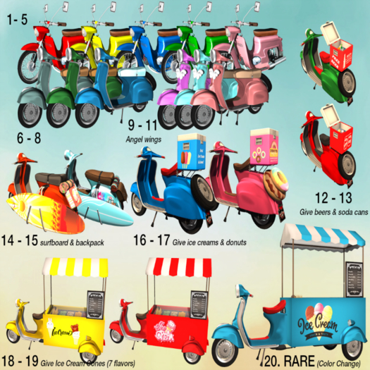 [777][GACHA - Scooter] Exchange Voucher #20 RARE