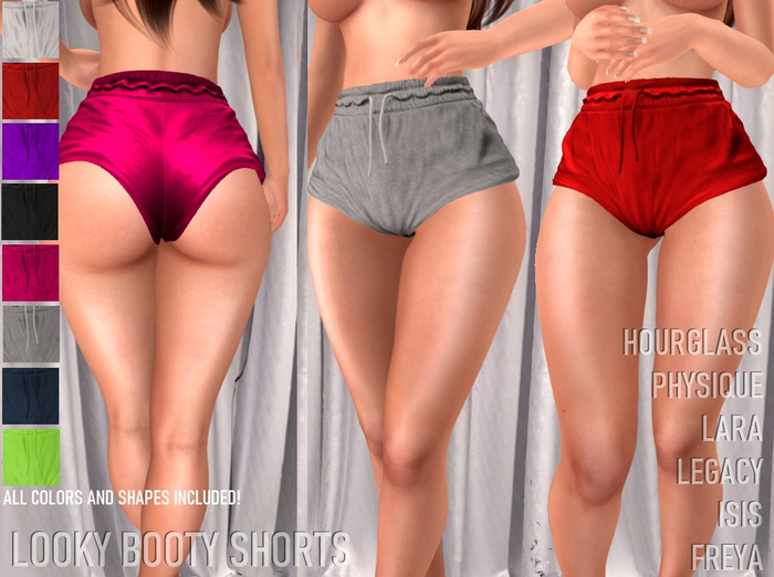 [:BODACIOUS:]  - Looky Booty Shorts  *UNPACKER*