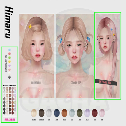 VCO HAIR - Himaru . Only RARE
