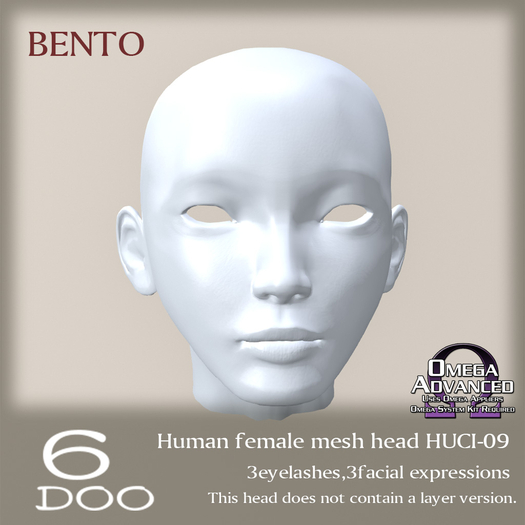 *6DOO* bento Human mesh head HUCI-09