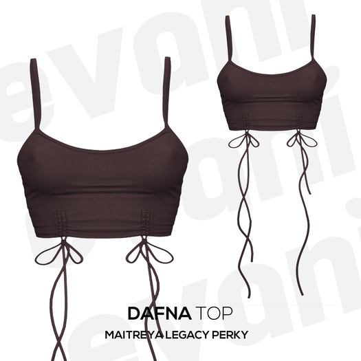 evani. Dafna top - choco -