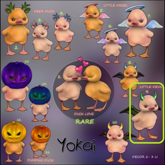 9.YOKAI - DuckTales - Little Devil  (milky)