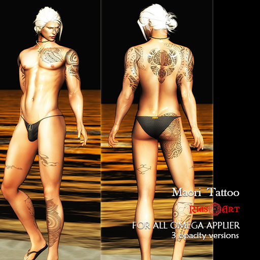 [RiasArt]-  Tattoo Maori -BOM/ OMEGA SYSTEM-ADD