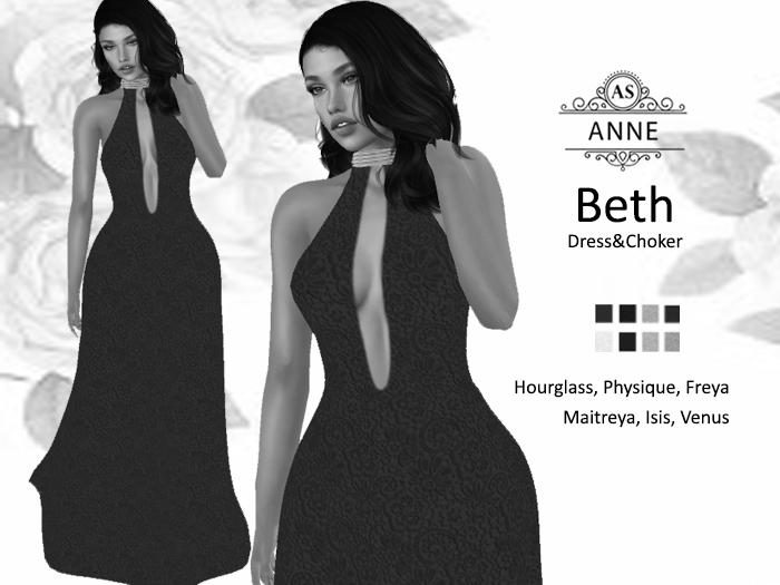 *AS* BETH LACE GOWN - DEMO