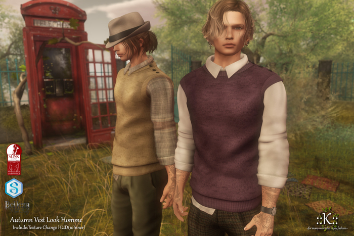 ::K:: Autumn Vest Look Homme Sleet [BOX]