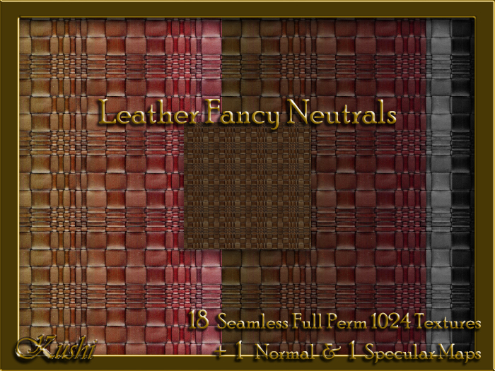 Leather Fancy Neutral Seamless Textures