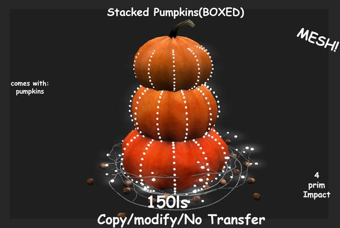 Stacked Pumpkins(BOXED)