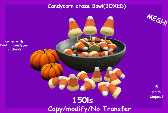 Candycorn craze Bowl(BOXED)