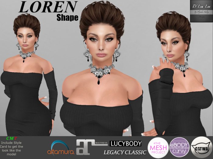 SHAPE LOREN FOR CATWA FREYA&A-MTY-LUCYBODY-TMP-LC-EBC-RUTH 2.0