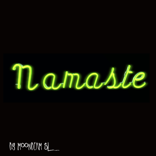 Moonbeam Namaste Neon Sign 